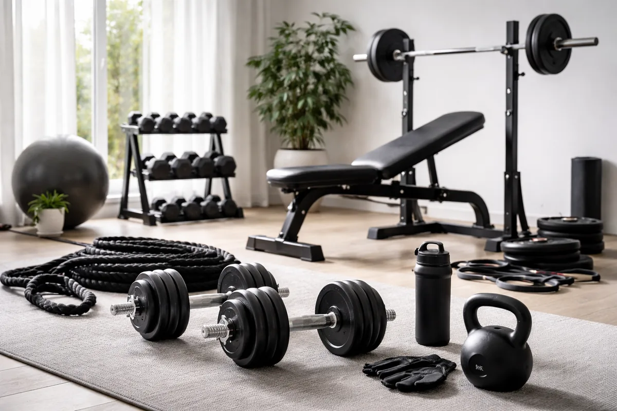 Quels équipements de sport sont essentiels pour commencer la musculation à domicile